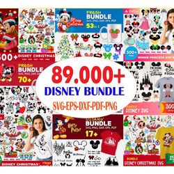 89000 disney bundle svg, disney svg, disney castle svg, disney christmas svg,tiana svg,svg,snow white svg,rapunzel svg,p