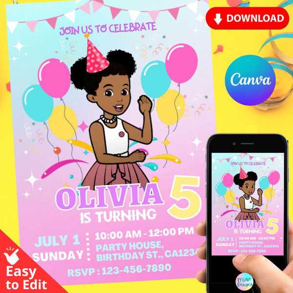 Gracie's Corner Birthday Invitation Template Inspire Uplift Gracie's Corner Birthday Invitation Template Inspire Uplift