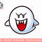 Nintendo Super Mario Boo Face Graphic T-Shirt png, sublimation.jpg