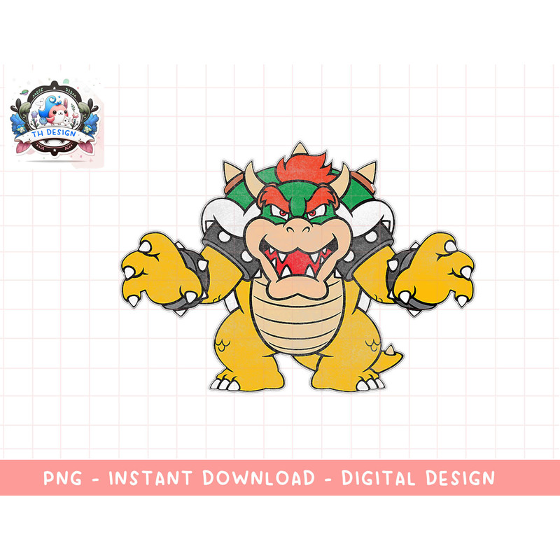 Nintendo Super Mario Bowser Coming For You png, sublimation.jpg