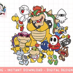 nintendo super mario bowser enemy group shot png, sublimation.jpg
