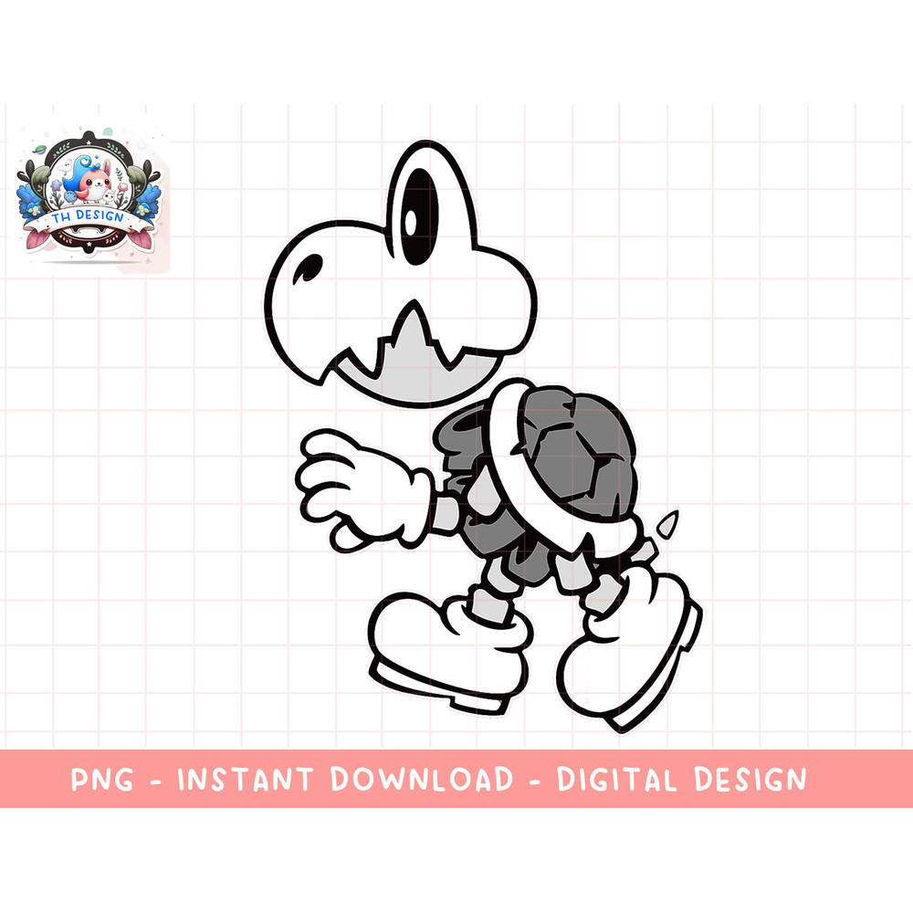 Nintendo Super Mario Dry Bones Profile png, sublimation.jpg