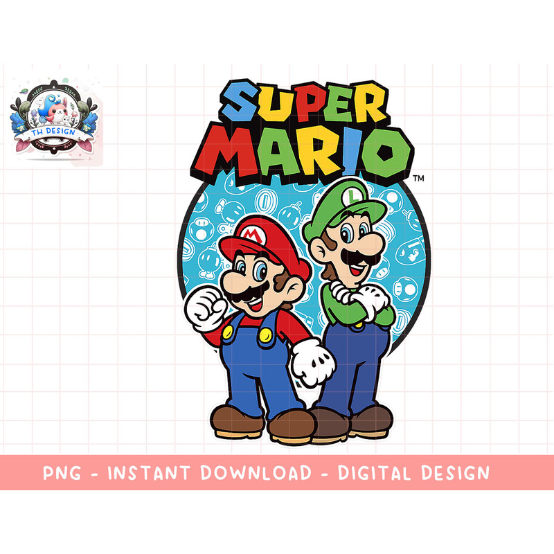 Nintendo Super Mario Luigi & Mario Brothers Ready To Play png, sublimation.jpg
