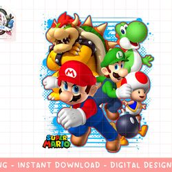 nintendo super mario luigi bowser spray paint png, sublimation.jpg