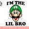 Nintendo Super Mario Luigi Lil Bro Graphic T-Shirt png, sublimation.jpg