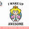 Nintendo Super Mario Princess Peach Awesome T-Shirt png, sublimation.jpg