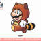 Nintendo Super Mario Tanooki Suit Jump Graphic T-Shirt png, sublimation.jpg
