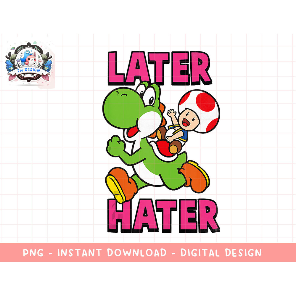 Nintendo Super Mario Yoshi Toad Later Hater Tank Top copy.jpg