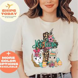 he lives cross shirt, jesus risen shirt, easter shirt, easter cross shirt, easter jesus shirt, he is risen shirt, cross