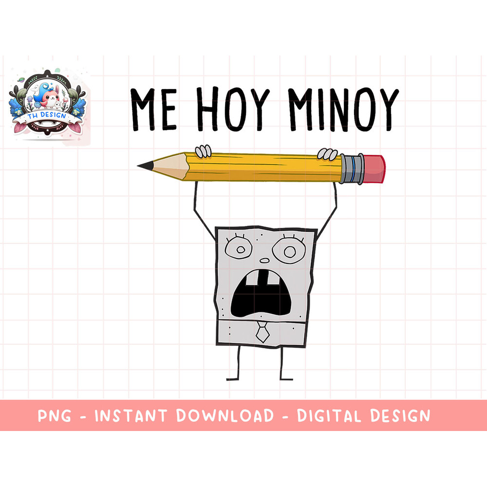 SpongeBob SquarePants DoodleBob Me Hoy Minoy png, sublimation.jpg