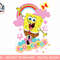 SpongeBob SquarePants Flowers And Rainbow png, sublimation.jpg