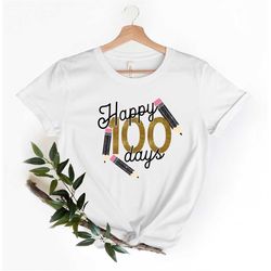 happy 100 days of school shirt, 100 days of school shirt, 100 days brighter shirt, teacher shirt, 100th day of school,