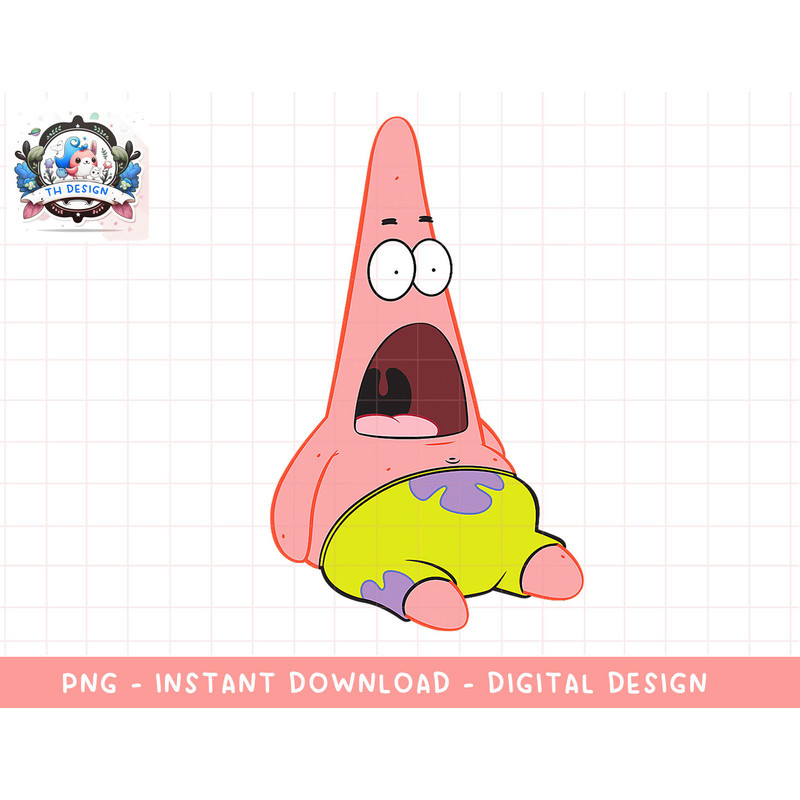SpongeBob SquarePants Patrick surprise attack png, sublimation.jpg