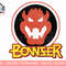 Super Mario Bowser Retro Portrait Graphic T-Shirt png, sublimation.jpg