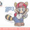 Super Mario Bros 3 Raccoon Mario Tail Attack png, sublimation.jpg