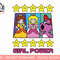 Super Mario Daisy Peach Birdo Girl Power Poster png, sublimation.jpg