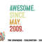 14 Years Old Awesome Since May 2009 14th Birthday png, digital download copy.jpg