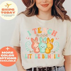 i teach the cutest little bunnies shirt, teacher shirt, easter shirt, teacher easter shirt, i teach the cutest little bu