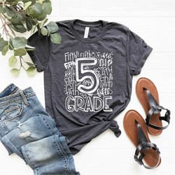 5th grade shirt, school team shirts, fifth grade shirts, grade shirts, teacher t shirts, fifth grade teacher shirt, fift