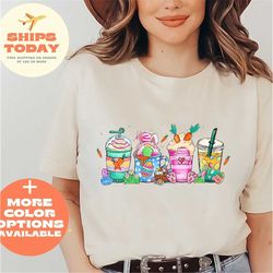 easter coffee shirt, easter shirt, matching easter shirt, funny easter coffee shirt, easter day, easter bunny shirt, fam