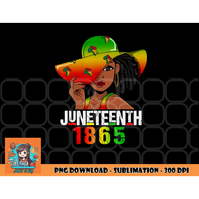 1865 Juneteenth Celebrate African American Freedom Day Women png, digital download copy.jpg