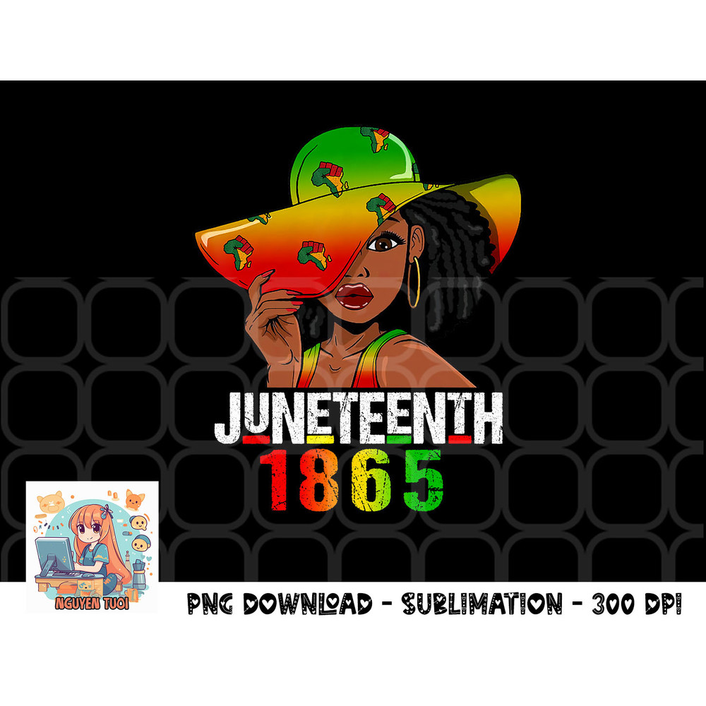 1865 Juneteenth Celebrate African American Freedom Day Women png, digital download copy.jpg
