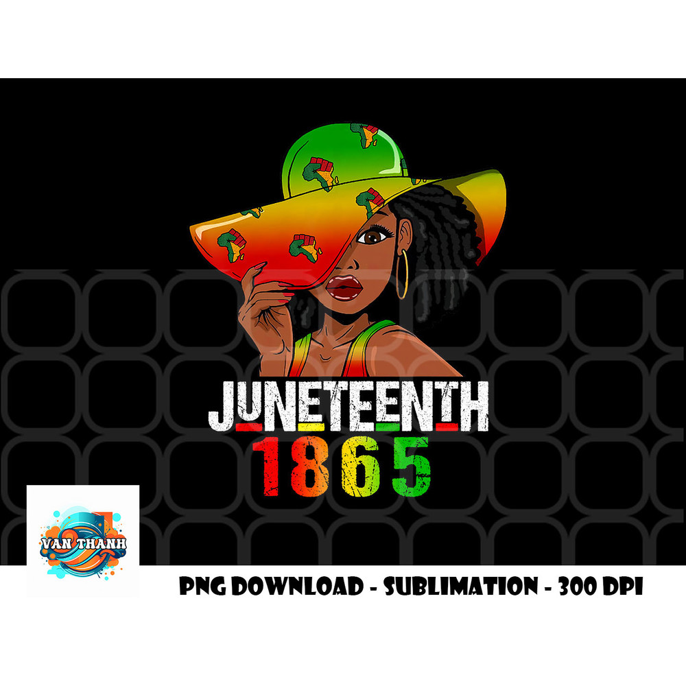 1865 Juneteenth Celebrate African American Freedom Day Women png, digital download copy.jpg