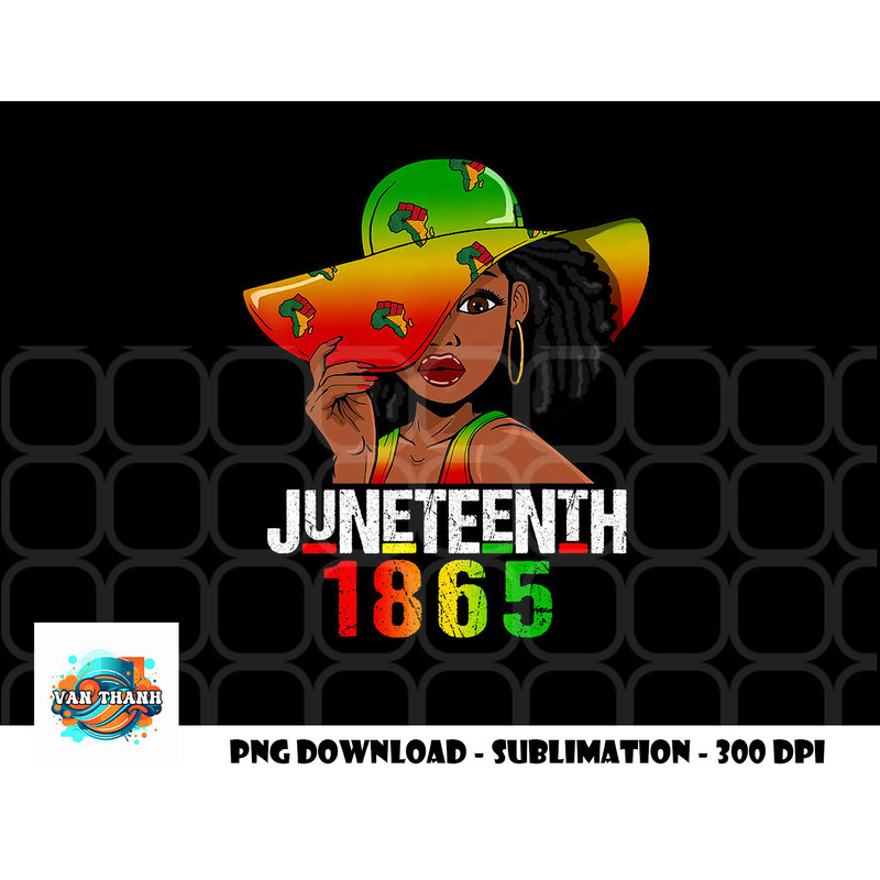 1865 Juneteenth Celebrate African American Freedom Day Women png, digital download copy.jpg
