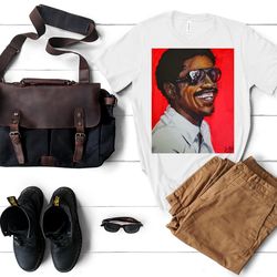 stevie wonder shirt,stevie wonder tshirt,musician shirt,stevie wonder sunglass tshirt,stevie wonder glasses t-shirt