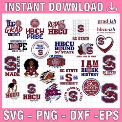 24 files south carolina state university svg, hbcu teams svg, hbcu football svg, sport bundle svg
