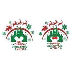 disney christmas 2020 svg mickey minnie mouse castle svg, silhouette svg files