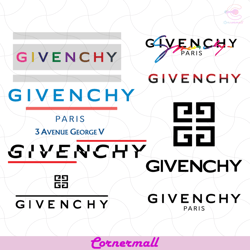 givenchy logo bundle svg, givenchy logo svg, logo bundle svg