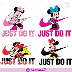 just do it minnie svg, nike logo svg, minnie mouse svg, just do it svg