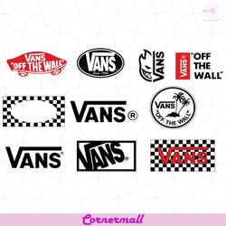 vans logo bundle svg, vans logo svg, shoes brand svg, vans brand svg