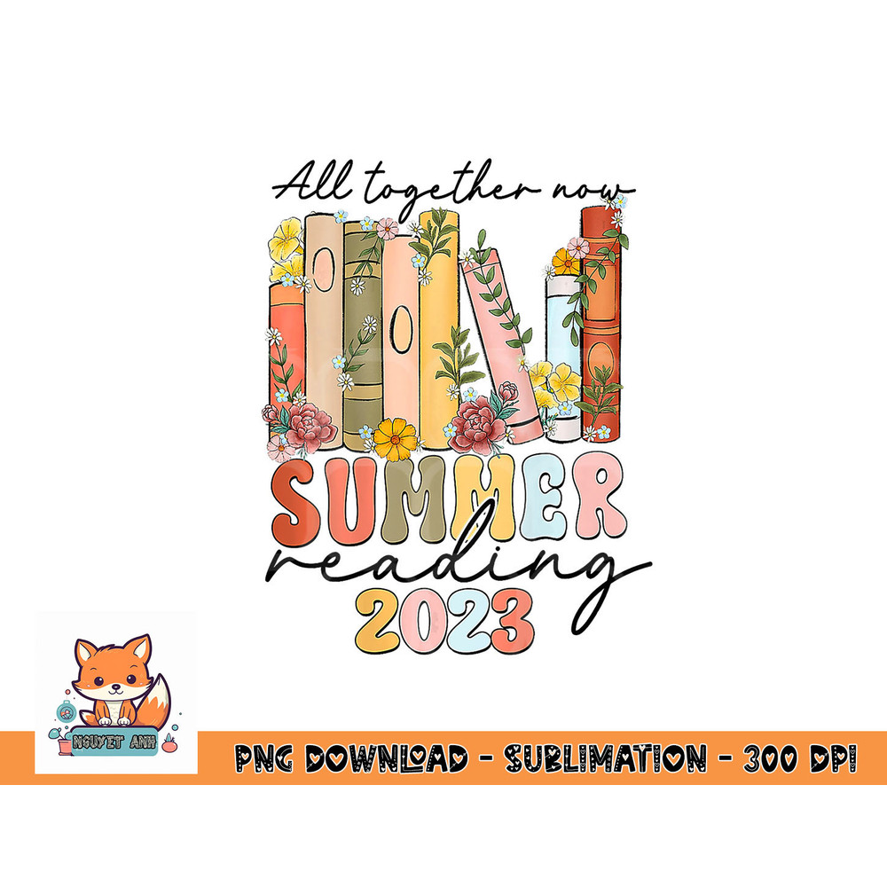 All Together Now Summer Reading 2023 Library Books png, digital download copy.jpg