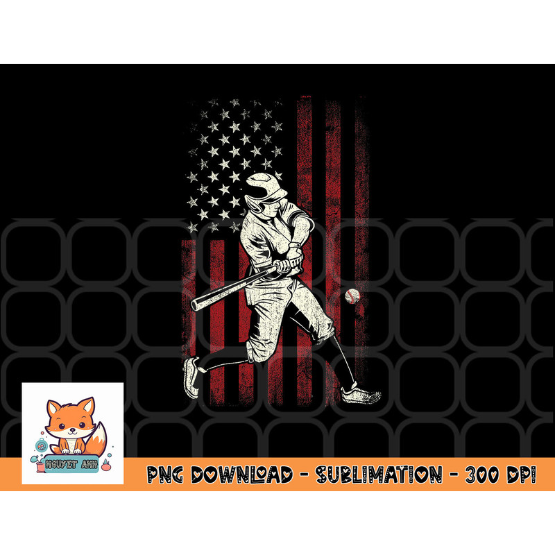 American Flag Baseball Team Gift for Men Boys png, digital download copy.jpg
