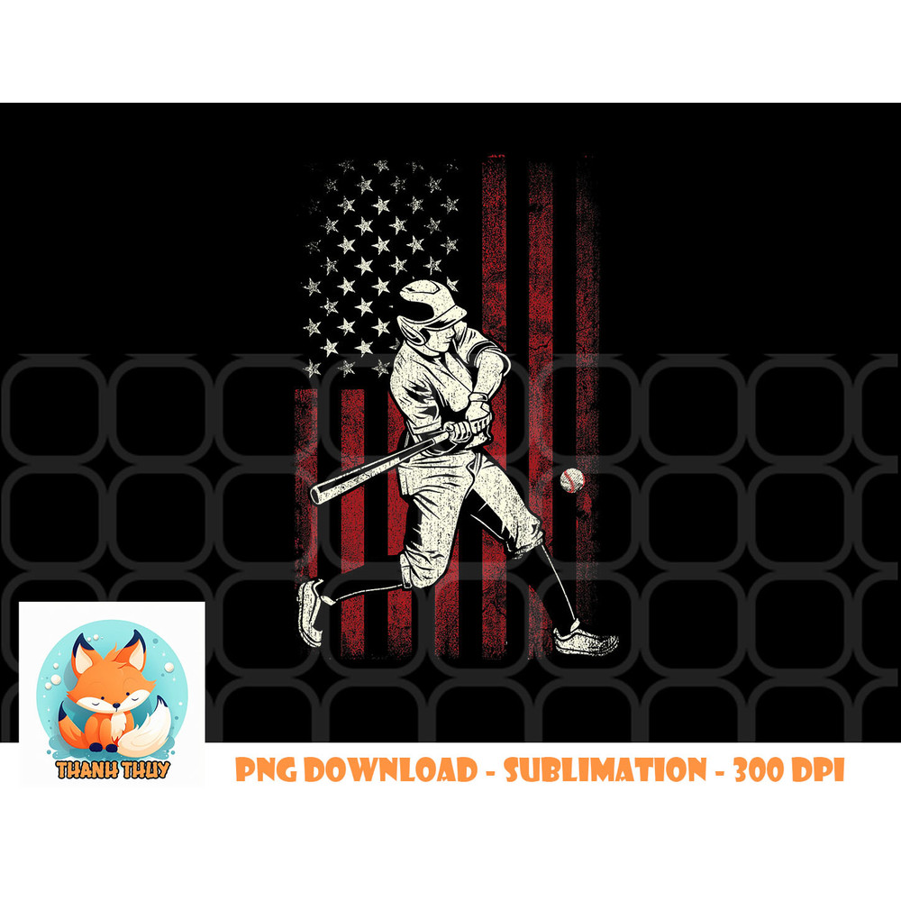American Flag Baseball Team Gift for Men Boys png, digital download copy.jpg