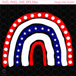 fourth of july american rainbow svg, 4th of july svg, american flag svg, patriot