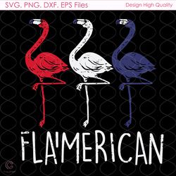 flamingo america svg, 4th of july, american flag svg, america svg, liberty svg,
