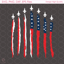 american flag usa airplane svg, 4th of july svg, american flag svg, usa airplane