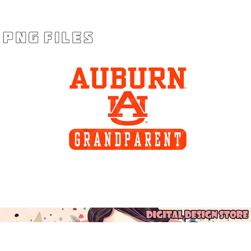 Auburn Tigers Grandparent Officially Licensed png, digital download copy.jpg