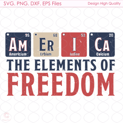 america the elements of freedom, 4th of july svg, america svg, liberty svg, free