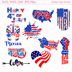 happy 4th of july bundle svg, 4th of july, american flag, america svg svg, liber