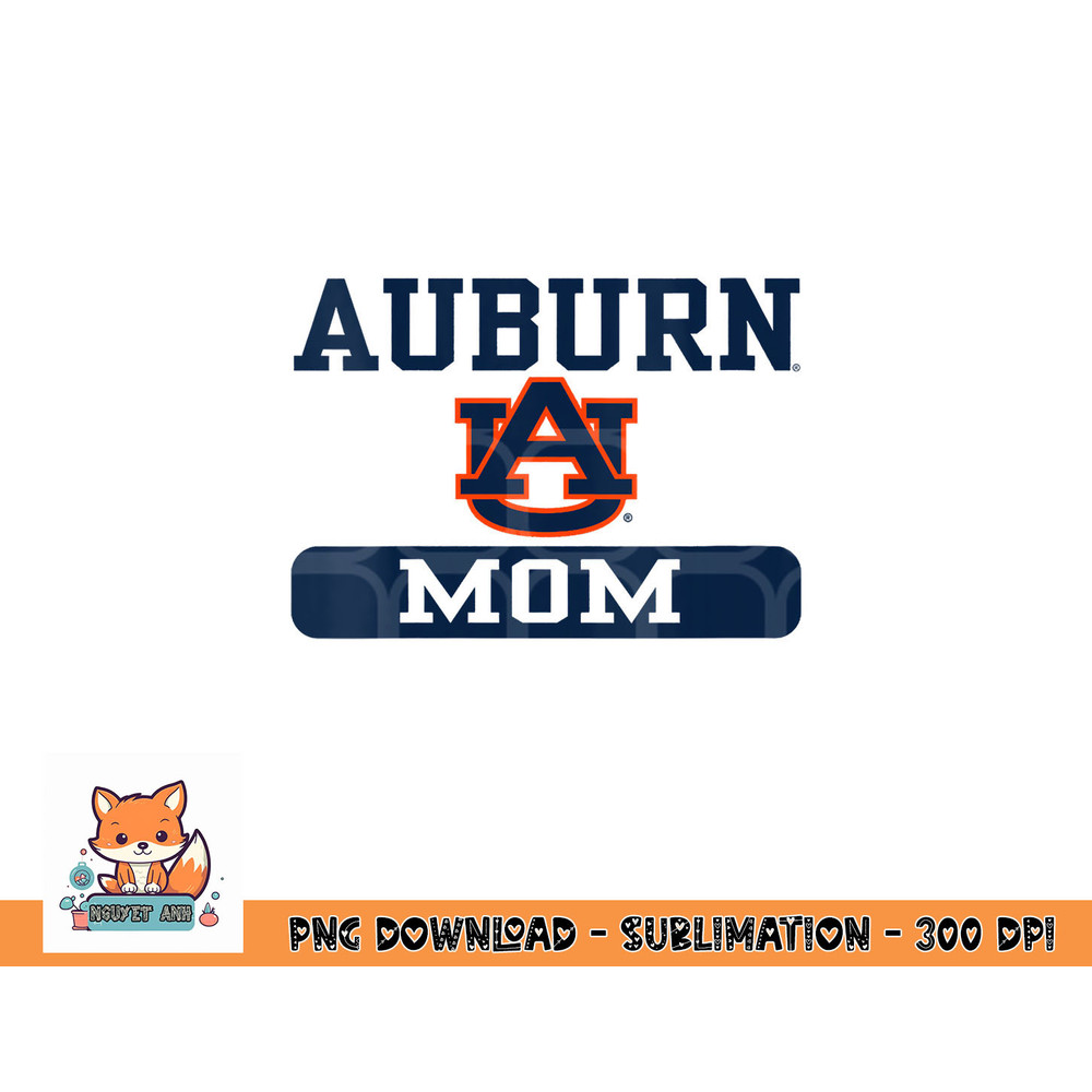 Auburn Tigers Mom Logo Officially Licensed V-Neck png, digital download copy.jpg
