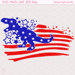 dinosaur happy 4th of july svg, american flag svg, dinosaur svg, 4th of july svg