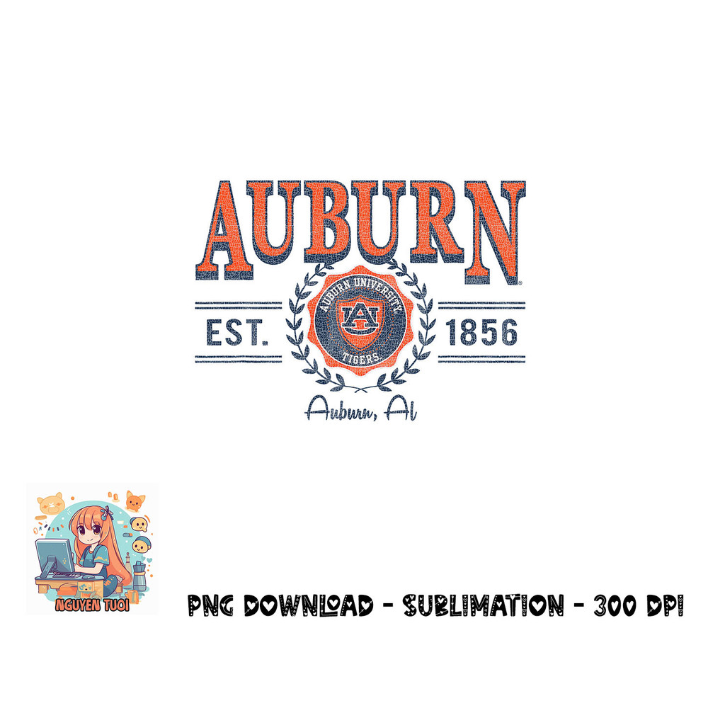 Auburn Tigers Seal Vintage Gray Officially Licensed png, digital download copy.jpg