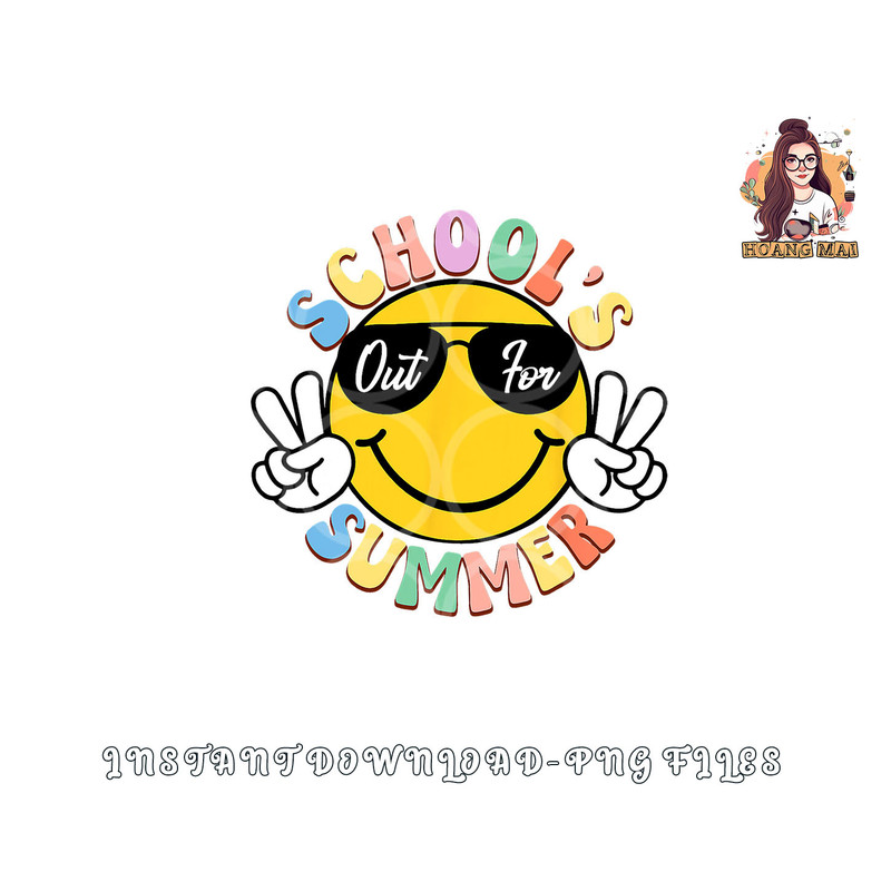 Last Day Of School Graduation Groovy Schools Out For Summer png, digital download copy.jpg