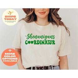 shenanigans coordinator shirt, st patty's day shirt, holiday shirt, st. patrick's day shirt, shamrock shirt, lucky shirt