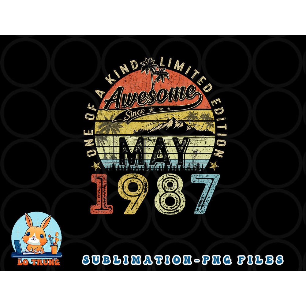36 Year Old Awesome Since May 1987 36th Birthday png, digital download copy.jpg