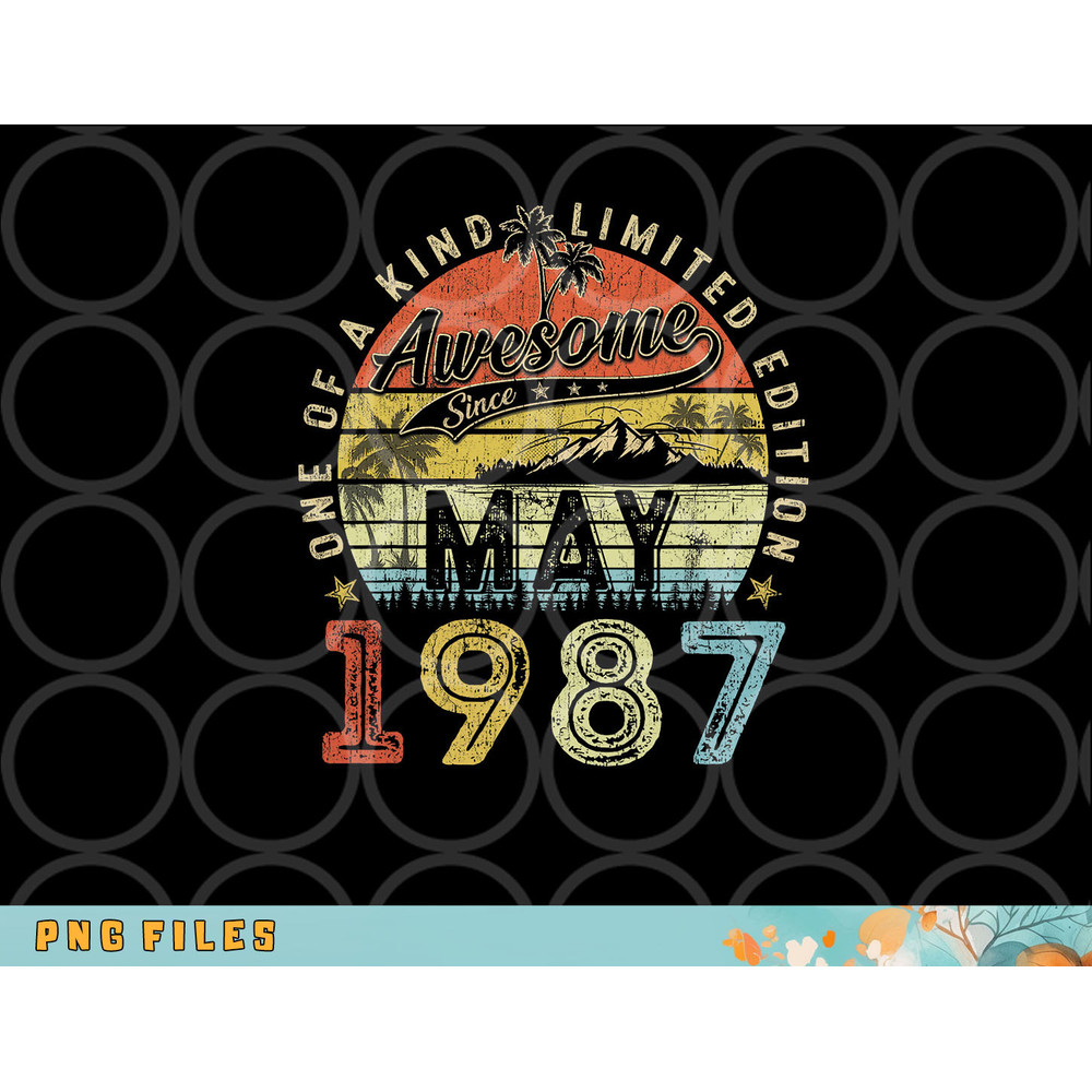 36 Year Old Awesome Since May 1987 36th Birthday png, digital download copy.jpg